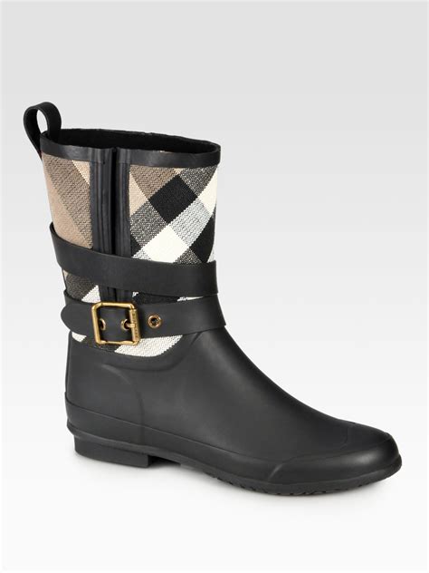 burberry inspired rain boots|Burberry rain boots for women's.